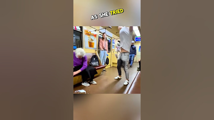 An old woman was drinking yogurt on the bus when it suddenly spilled everywhere but #kindness