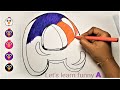 Learn Letter A | How to write letter A | Learn the Alphabet for Kids | How to Draw Arrow | Austria