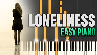 Frederic Bernard - Loneliness [Piano Tutorial] (Synthesia)