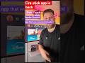 Popular Firestick app that was removed is back! #firestick4k #FireTVStick #Firestick #amazonfiretv