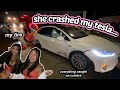 My Tesla Was Totaled... Live footage and storytime