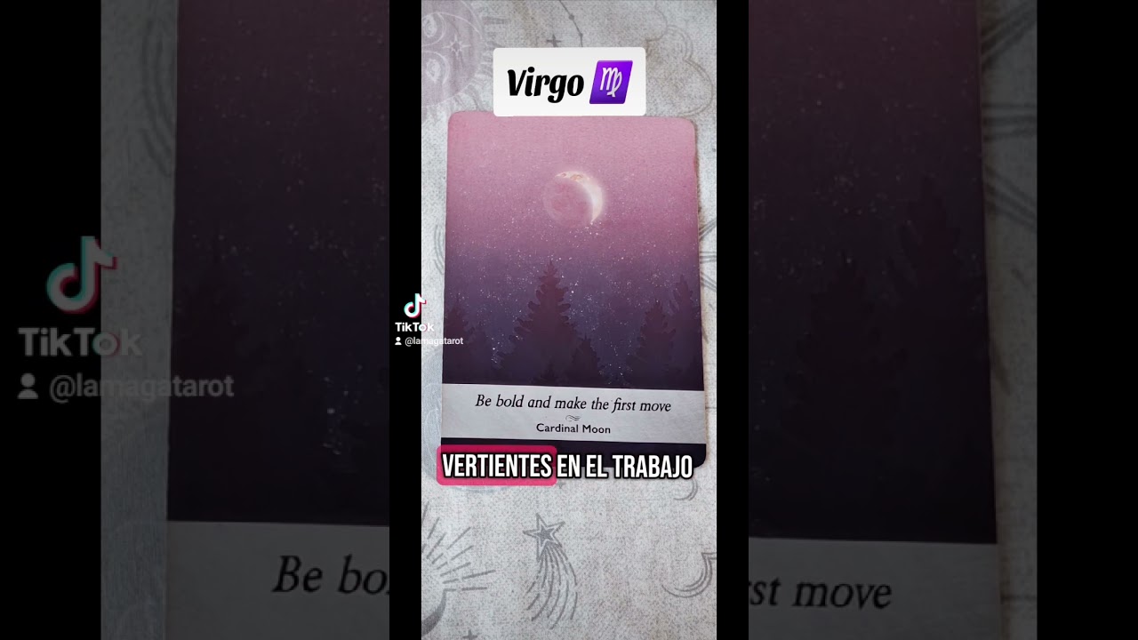 Virgo oráculo de la luna semanal 