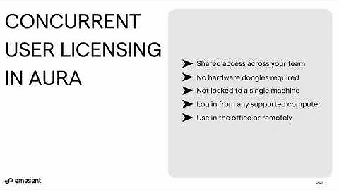 Concurrent User Licensing Walkthrough | Emesent Aura
