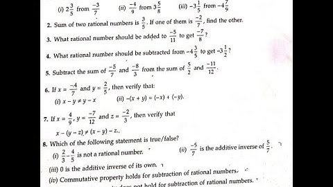 ML AGARWAL RATIONAL NUMBERS EX 1.2 ALL QUESTION AND ANSWERS