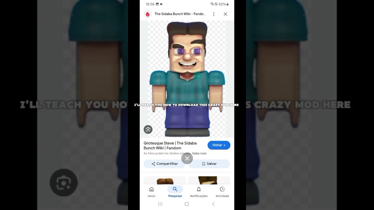 GROTESQUE STEVE 1.3 IN MOJO LAUNCHER ANDROID