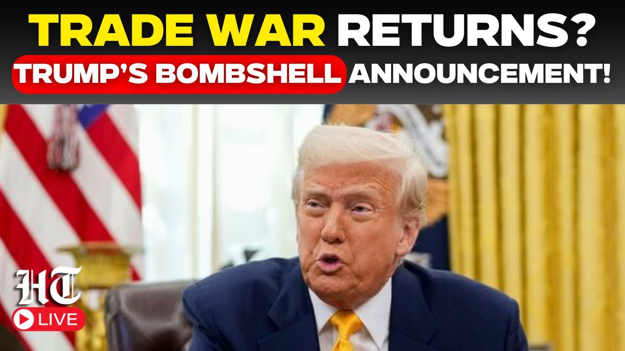 LIVE | Trump Makes BIG Announcement Amid Tariff Chaos | Trump Tariff Tyranny | India | Russia |China