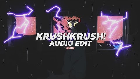 krushkrush! (slowed) - hossain ali "bye bye" [edit audio] use 🎧
