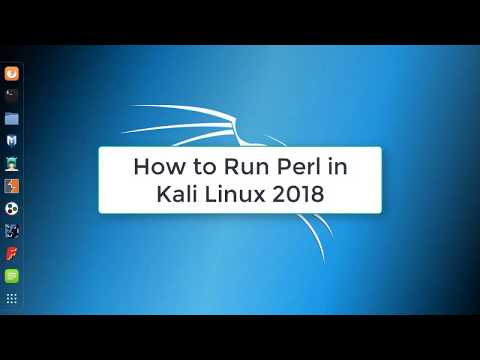 How to Run Perl in Kali Linux 2018 | Perl in Kali Linux