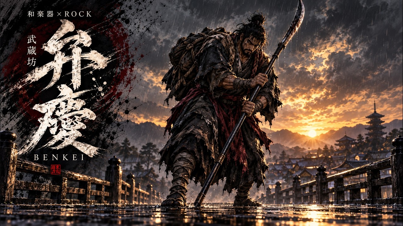 和風ロック】武蔵坊弁慶 -BENKEI-｜頼られるほど、「助けて」の言い方