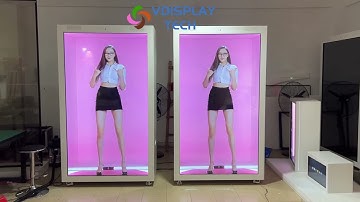Human Size 86inch 3D Touch HOLOBOX #ai #augmentedreality #artificialintelligence