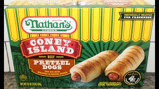 Nathan’s Famous Coney Island Beef Pretzel Dogs Review