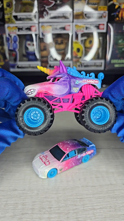 Sparkle Smash w/ Car Monster Jam Unboxing! #monsterjam #monstertruck #toys #unboxing #spinmaster