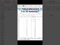 How to create series | Create series in 3 ways #shorts #excel