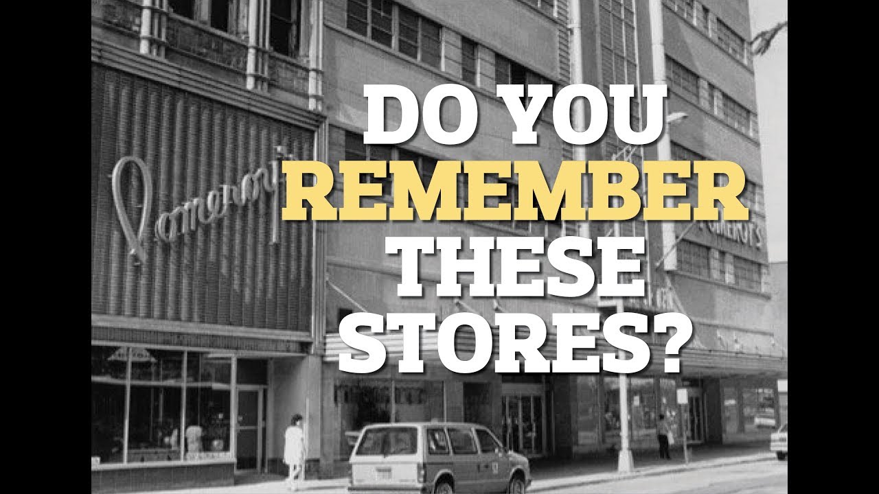 Pomeroy's, Jamesway, and other stores from the past we miss YouTube