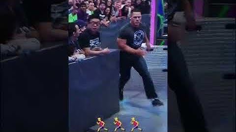 John Cena RUNS during WrestleMania #Short