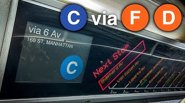 ᴴᴰ⁶⁰ NYC Subway - Full Onboard Ride: R160A-1 (C) Train via Delancey / 6 Av from Euclid Av to 168 St