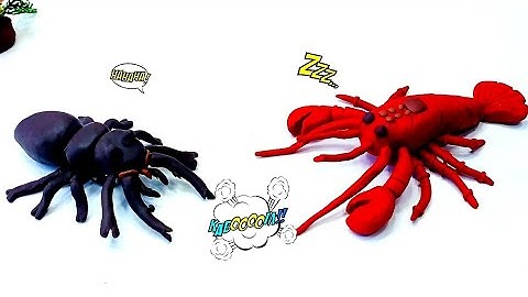 Shaping clay - Tạo hình đất sét con Bọ Hung - PanPan TV