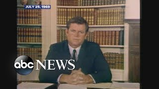 July 25, 1969: Ted Kennedy addresses Chappaquiddick accident