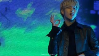 [fancam]151206 싱가풀 FM 겨울만 되면 생각나는 하지하지마(Stop stop it) 금발왕자님 같은 GOT7 마크(MARK)focus