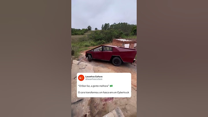 BRASILEIRO TRANSFORMOU UM FUSCA EM CYBERTRUCK 🤯🤯🤯 #tesla #cybertruck #elonmusk