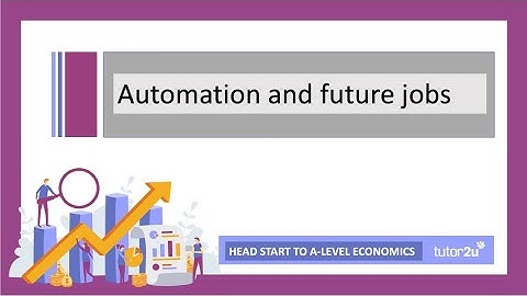 Automation and Future Jobs [Head Start in A-Level Economics - Video 9]
