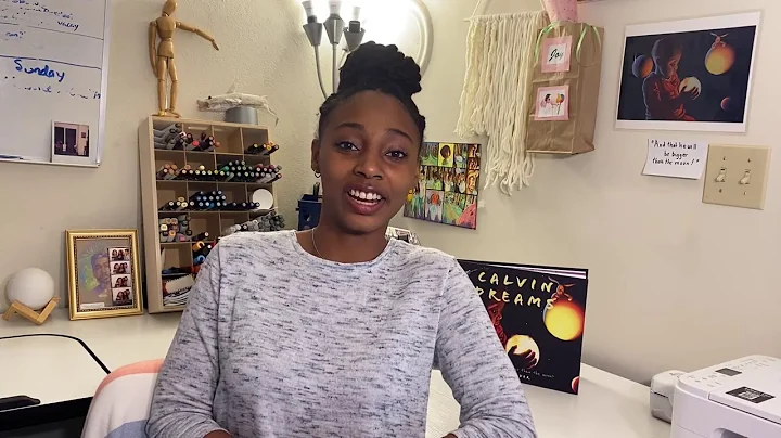 Joy Holder '19 on her  Book Calvin Dreams (Apr. 20...