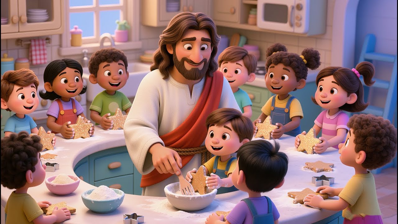 Canções cristãs animadas para crianças proclamarem Jesus dançando, rindo e compartilhando bondade