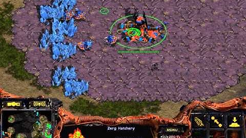 Starcraft Brood War Z vs T in Python 1.3