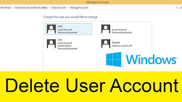 How to Delete User Accounts on Microsoft Windows 8 or 8.1?