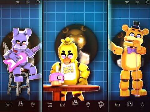 FNAF FAZBEAR 64 Animatronics FNAF AR Workshop Animations