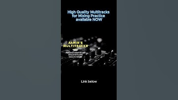 High quality multitracks for mixing practice