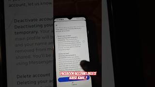 Facebook Account Delete Kaise kare.? #tech #ytchann #facebook