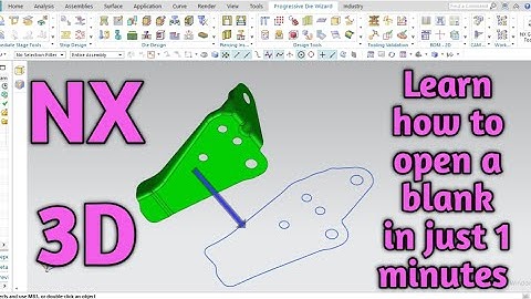 Learn how to open a blank in just 1 minutes #NX #3d #tools #viralvideo #youtubeshorts #shorts
