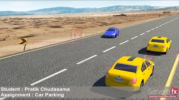 Car Parking 3D Animation (Sarvam Fx Institute Student work)