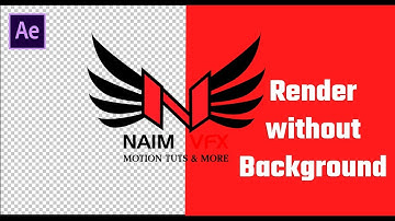 Render Transparent Video from  Adobe After Effects | Bangla After effect tutorial