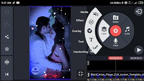 How to trending WhatsApp status Kaise edit Kare kinemaster se | avee player template green effect