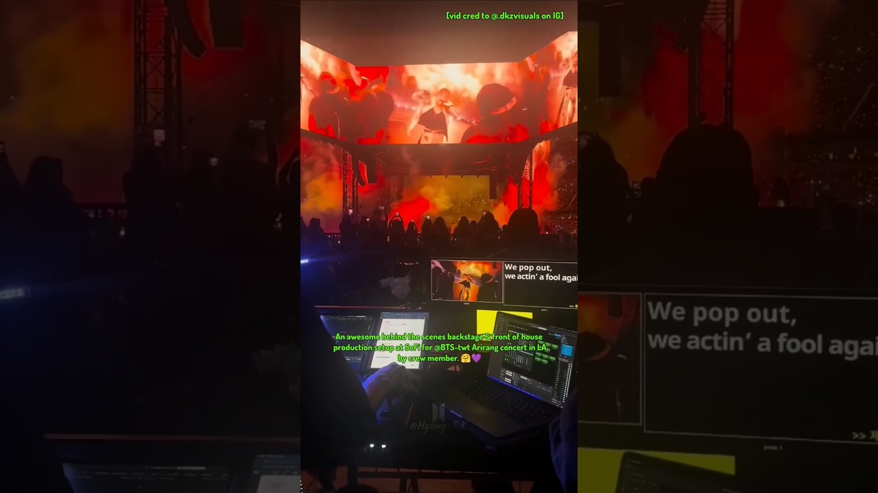 BTS Arirang LA, Amazing Backstage & FOH Setup 🎤💜 Los Angeles Concert! adlı videoyu YouTube'da izle BTS Arirang LA, Amazing Backstage & FOH Setup 🎤💜 Los Angeles Concert! adlı videoyu YouTube'da izle