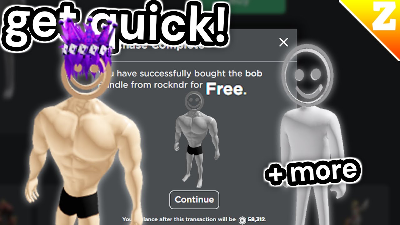 GET THIS FREE NEW MUSCLES ROBLOX BUNDLE NOW 😍🤗 