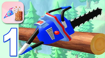 Chainsaw Master 3D - Gameplay Walkthrough Part 1 - Tutorial (iOS,Android)