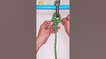 Rope Knot hack 💡 Easy DIY trick