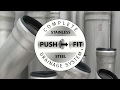 (Short Version for Installers) Push Fit Pipe &amp; Fitting Drainage System - Installation Video