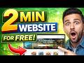 I Built a Website for FREE in 2 Minutes (No Hosting Cost)