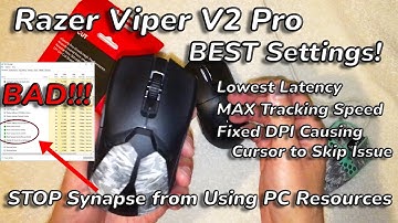 BEST Settings: Razor Viper V2 Pro | Lowest Latency & Optimized Settings | Unleash It