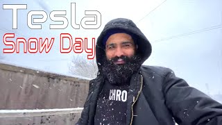 Tesla Model 3 Snow Day - PunjabiBeardos