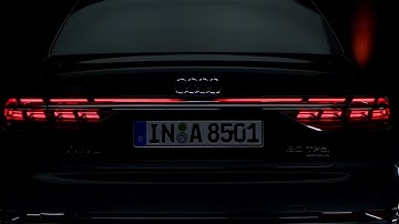 2022 AUDI A8 -  new OLED lights & digital OLED lights demonstration - crazy LIGHT SIGNATURE