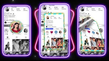 INSTAGRAM PROFILE EDIT 🔥 💯 XML FILE ALIGHT MOTION NEW TRENDING INSTA TREND#xml