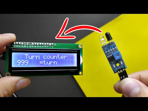 Video: Besucherzähler mit 8051 und IR-Sensor mit LCD - Gunook