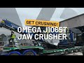 How to start up  track the omega j1065t jaw crusher