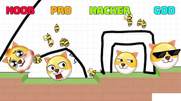 NOOB vs PRO vs HACKER vs GOD - Save The Dog DOG RESCUE