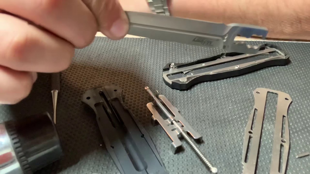 Pt2 Benchmade Infidel Service and sharpening YouTube